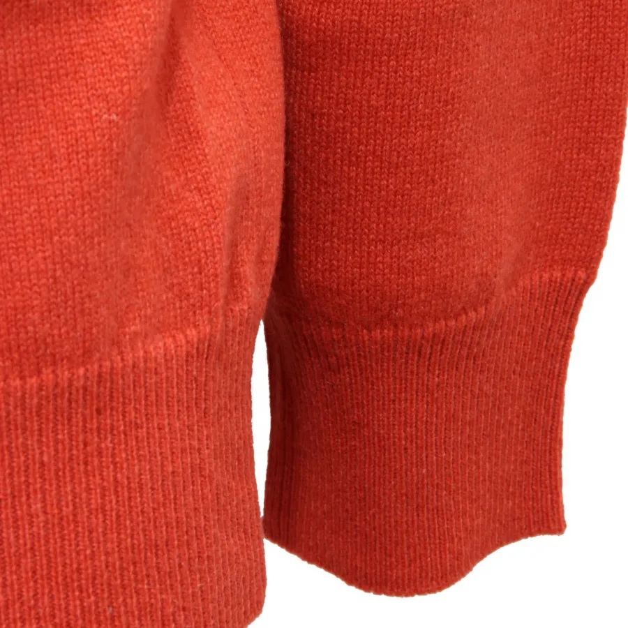 1417AL maglione uomo KANGRA man cashmere sweater orange
