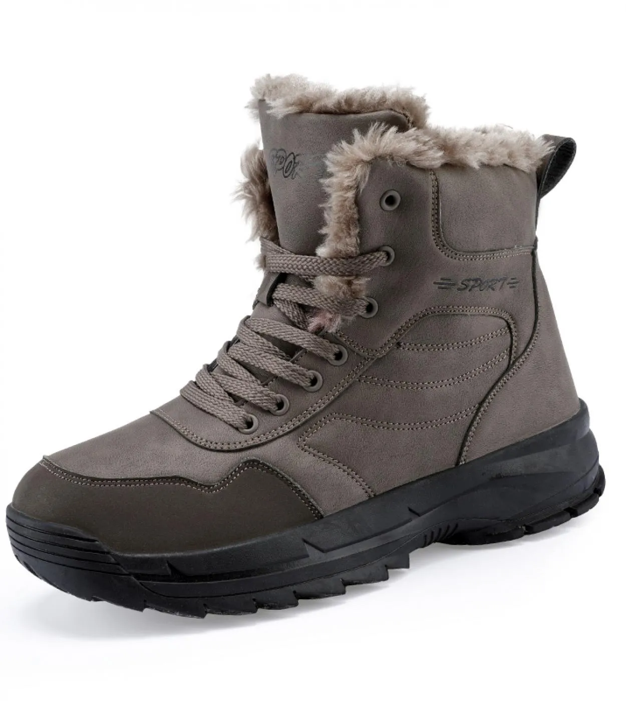 2022 stivali da uomo stivali da neve invernali impermeabili antiscivolo stivali da neve da uomo piattaforma scarpe invernali con