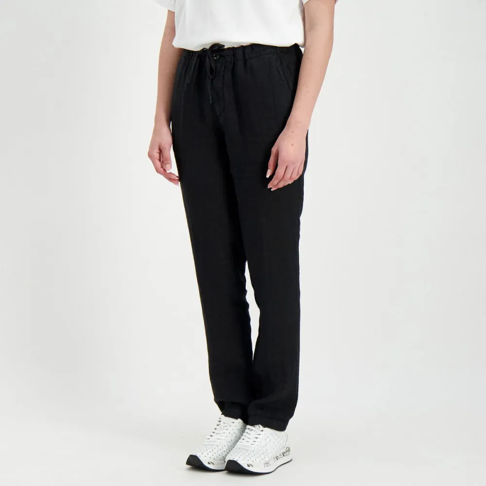 40WEFT PANTALONI CON COULISSE IN LINO ANNA DONNA