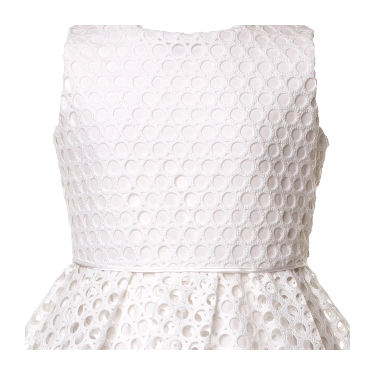 Abito Cerimonia Bianco Bambina Teen 04