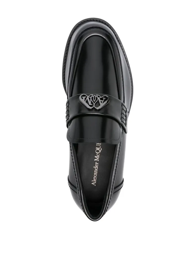 alexander mcqueen Mocassini con logo