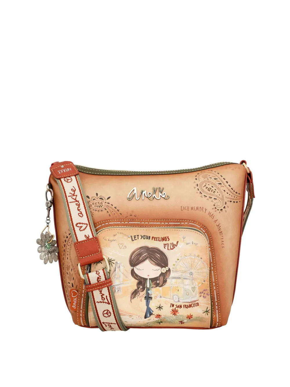 ANEKKE Borsa a Tracolla Donna - Cuoio modello 38803-248