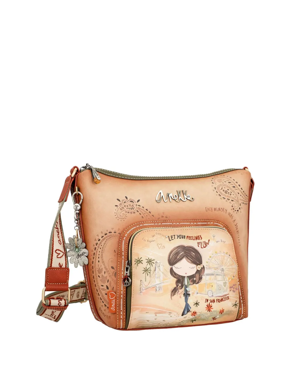 ANEKKE Borsa a Tracolla Donna - Cuoio modello 38803-248