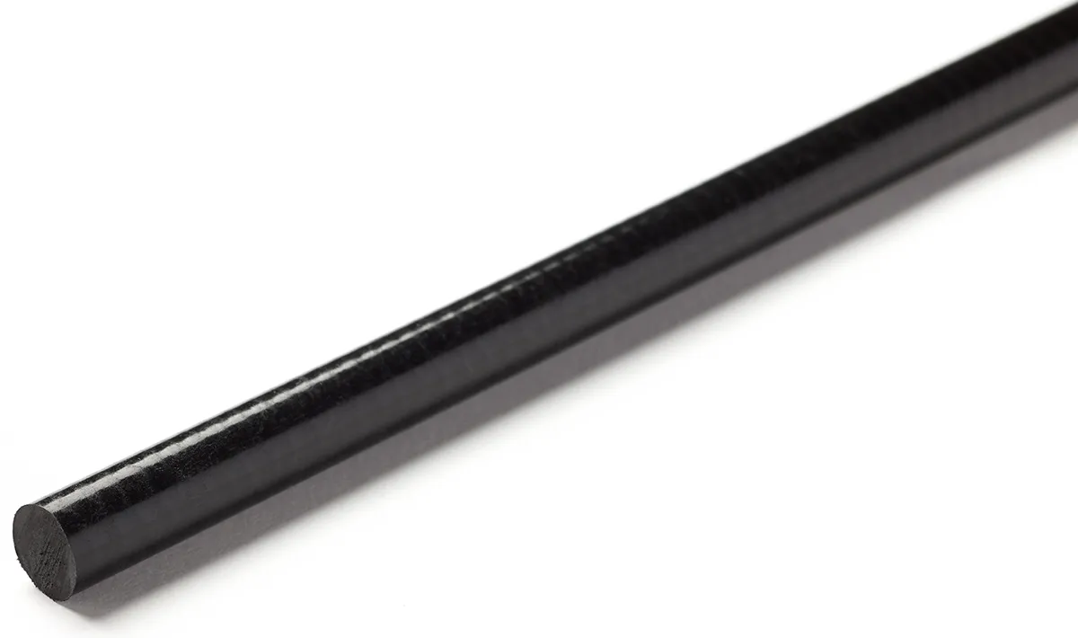 Asta in plastica rinforzata con fibra di vetro (GRP) RS PRO, Nero, 1m, Ø 40mm