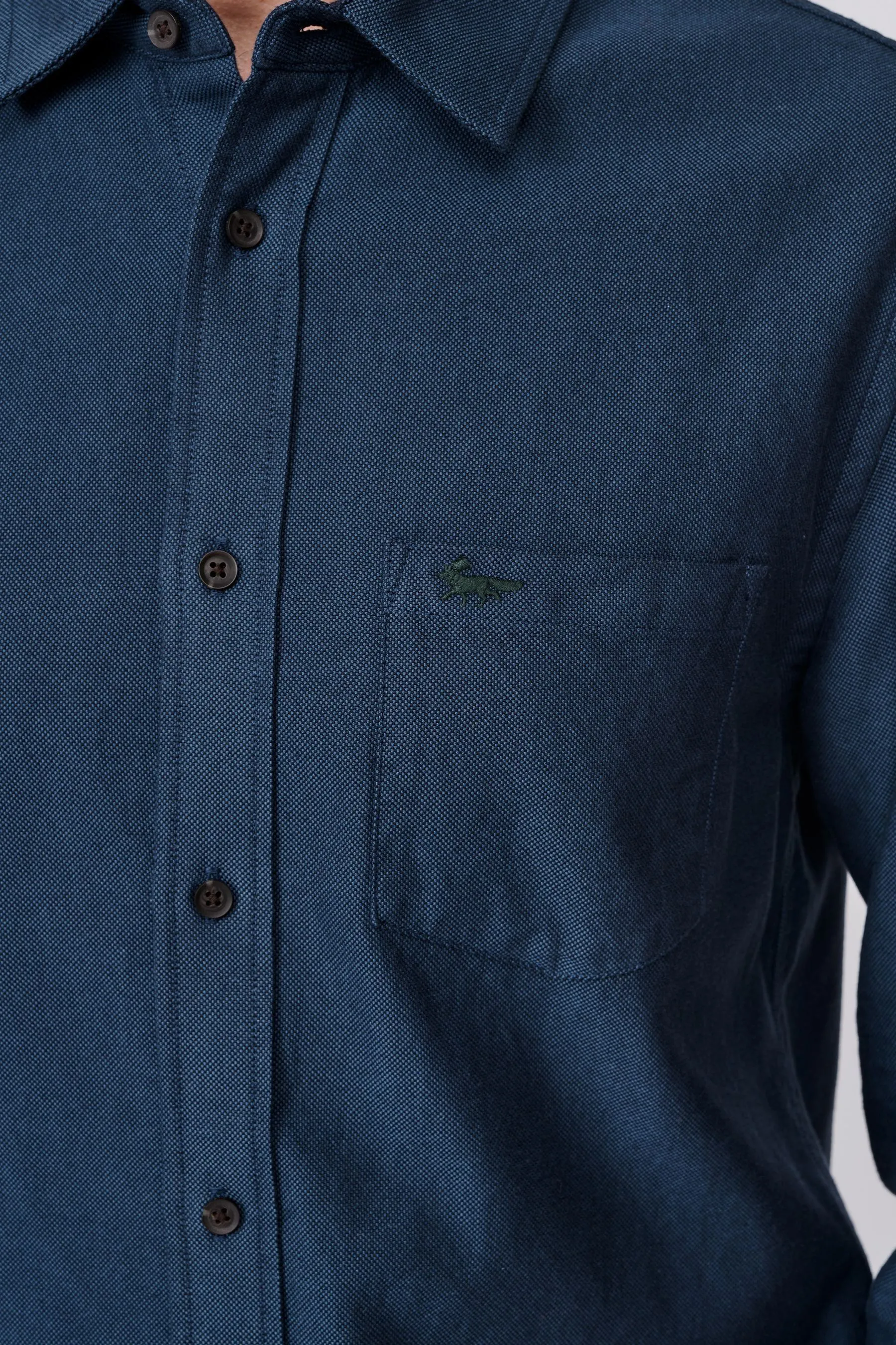 Aubin Camicia Verde 100% Cotone    