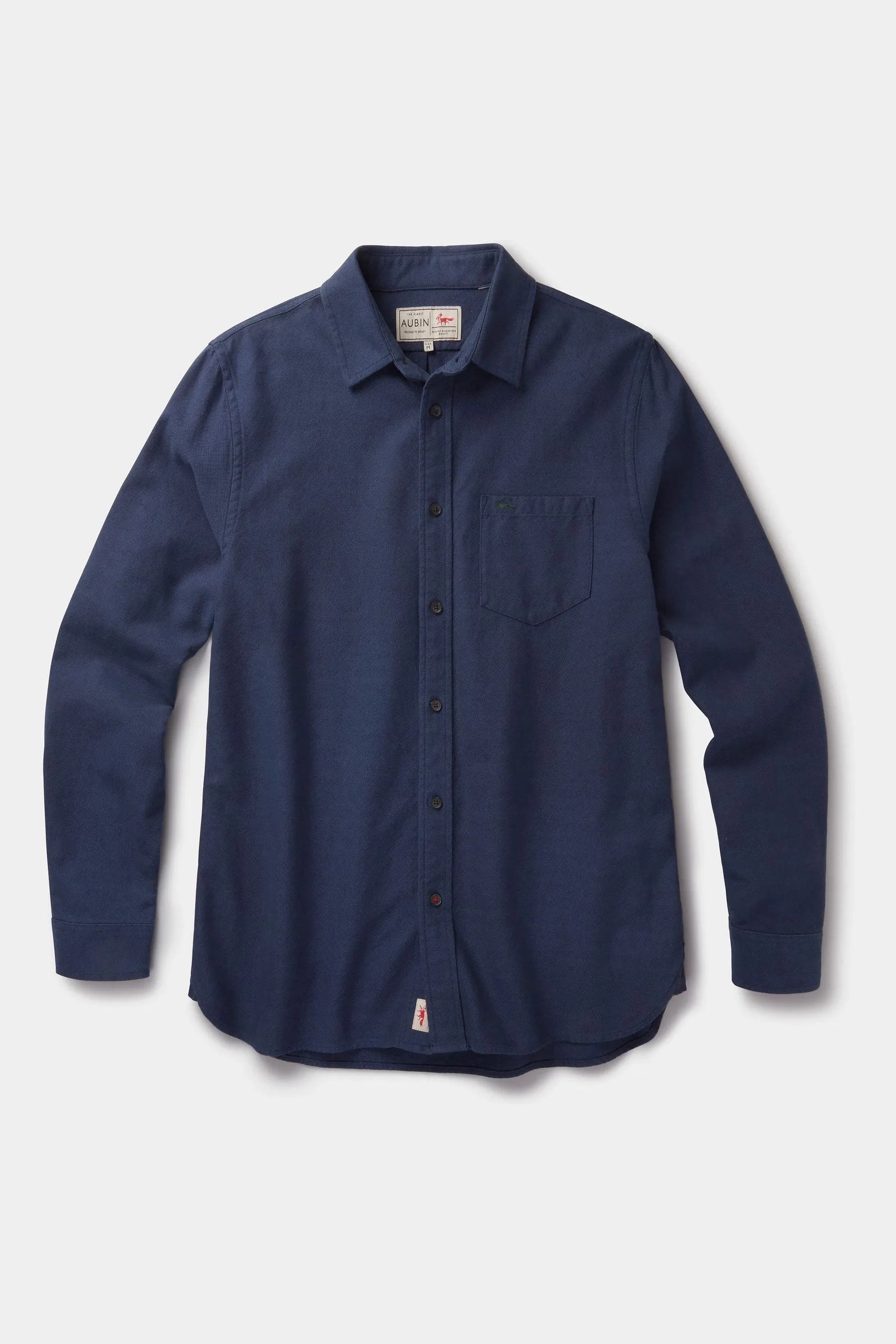 Aubin Camicia Verde 100% Cotone    