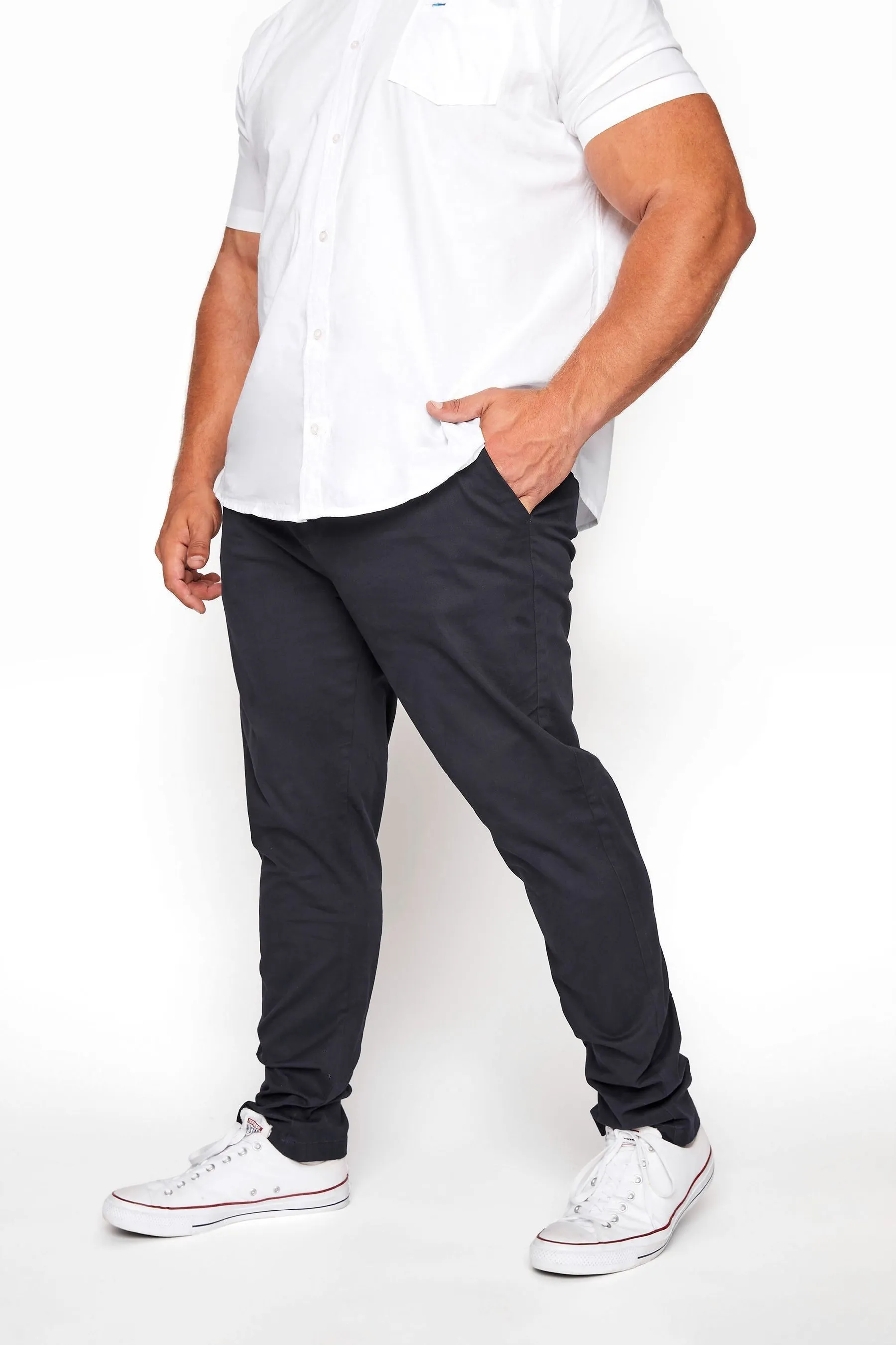 BadRhino Big & Tall - Pantaloni chino elasticizzati