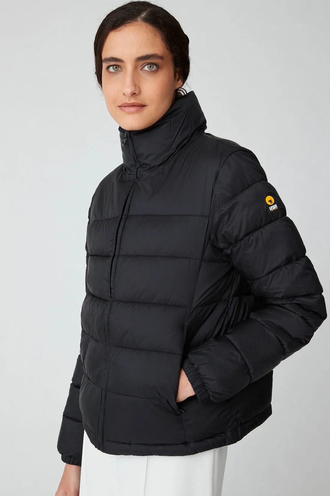 BERTHA – Piumino nero puffy