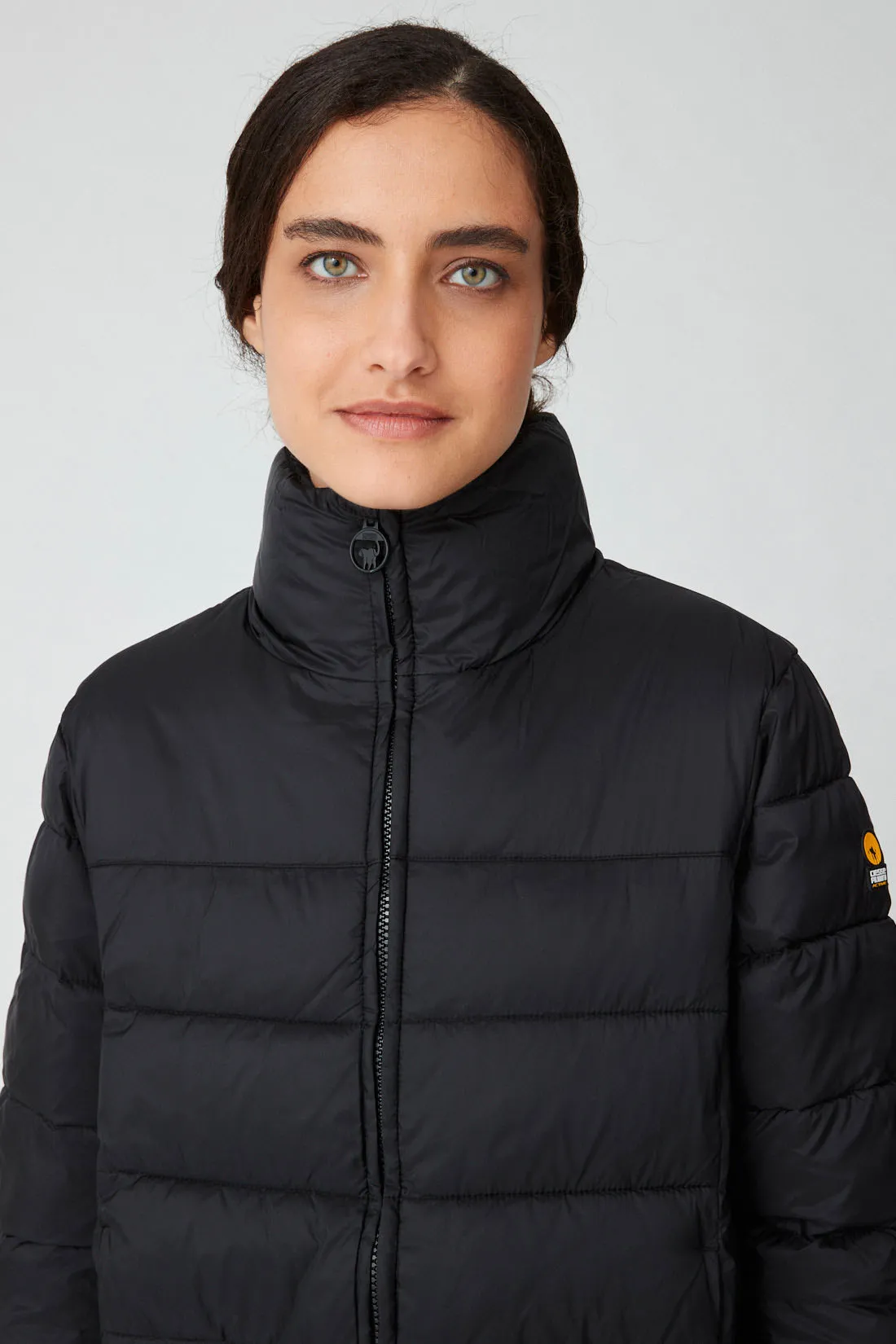BERTHA – Piumino nero puffy