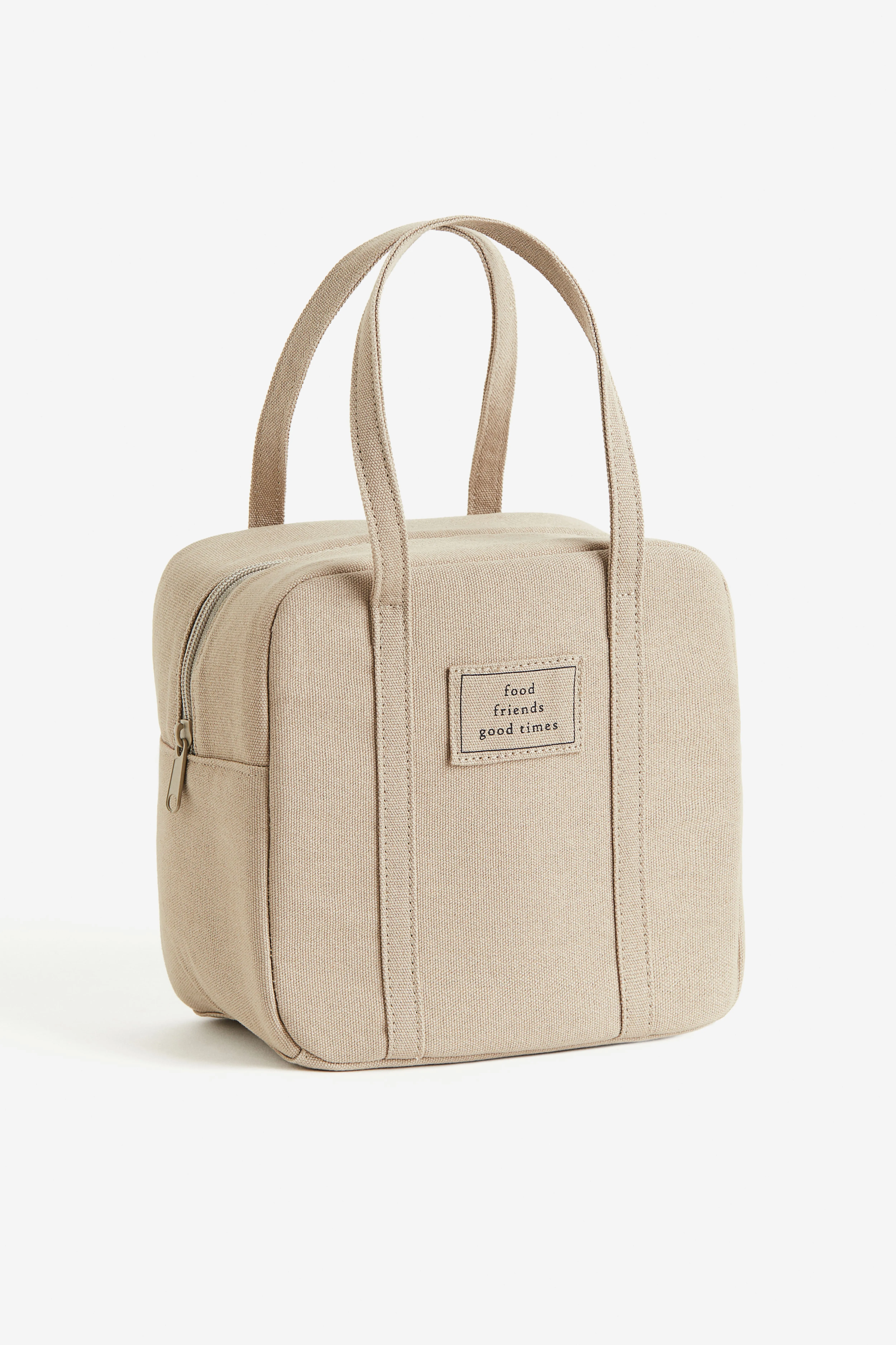 Borsa frigo da pranzo in tela di cotone