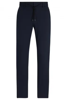 Boss - Hugo Boss Boss - Hugo Boss pantaloni slim fit in seersucker elasticizzato ad alte prestazioni
