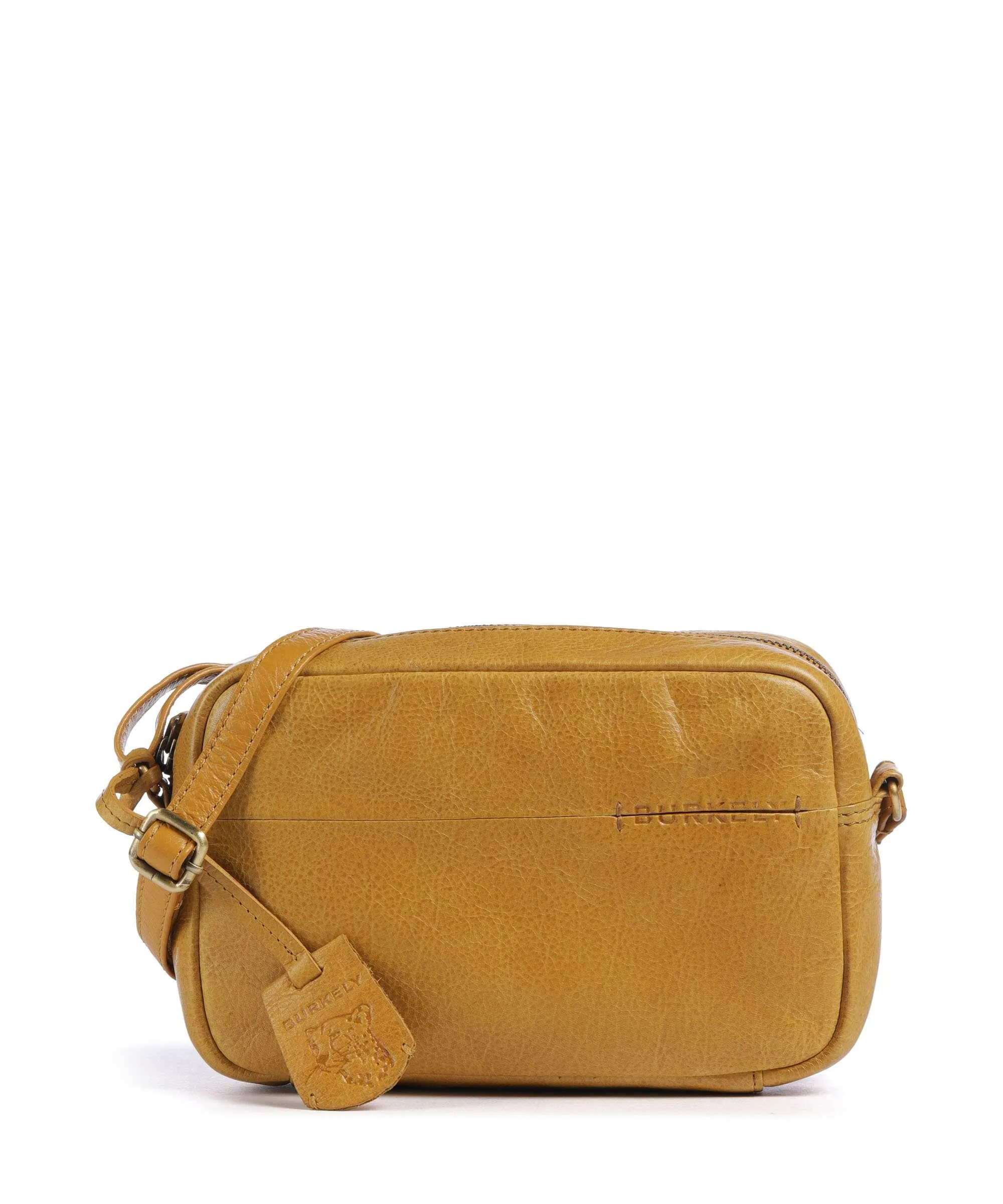  Burkely Natural Norah Borsa a tracolla pelle di vacchetta grana giallo senape  
