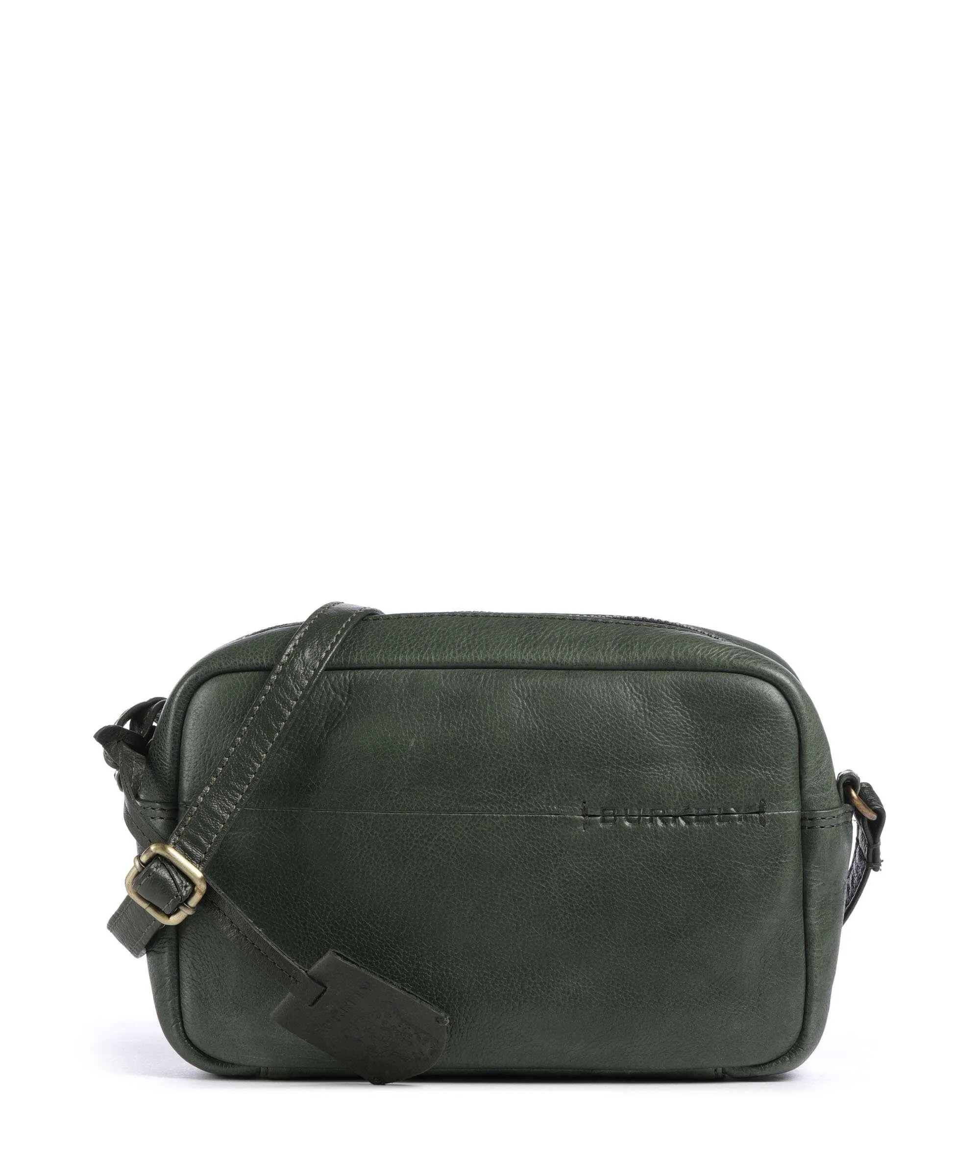 Burkely Natural Norah Borsa a tracolla pelle di vacchetta grana verde scuro  