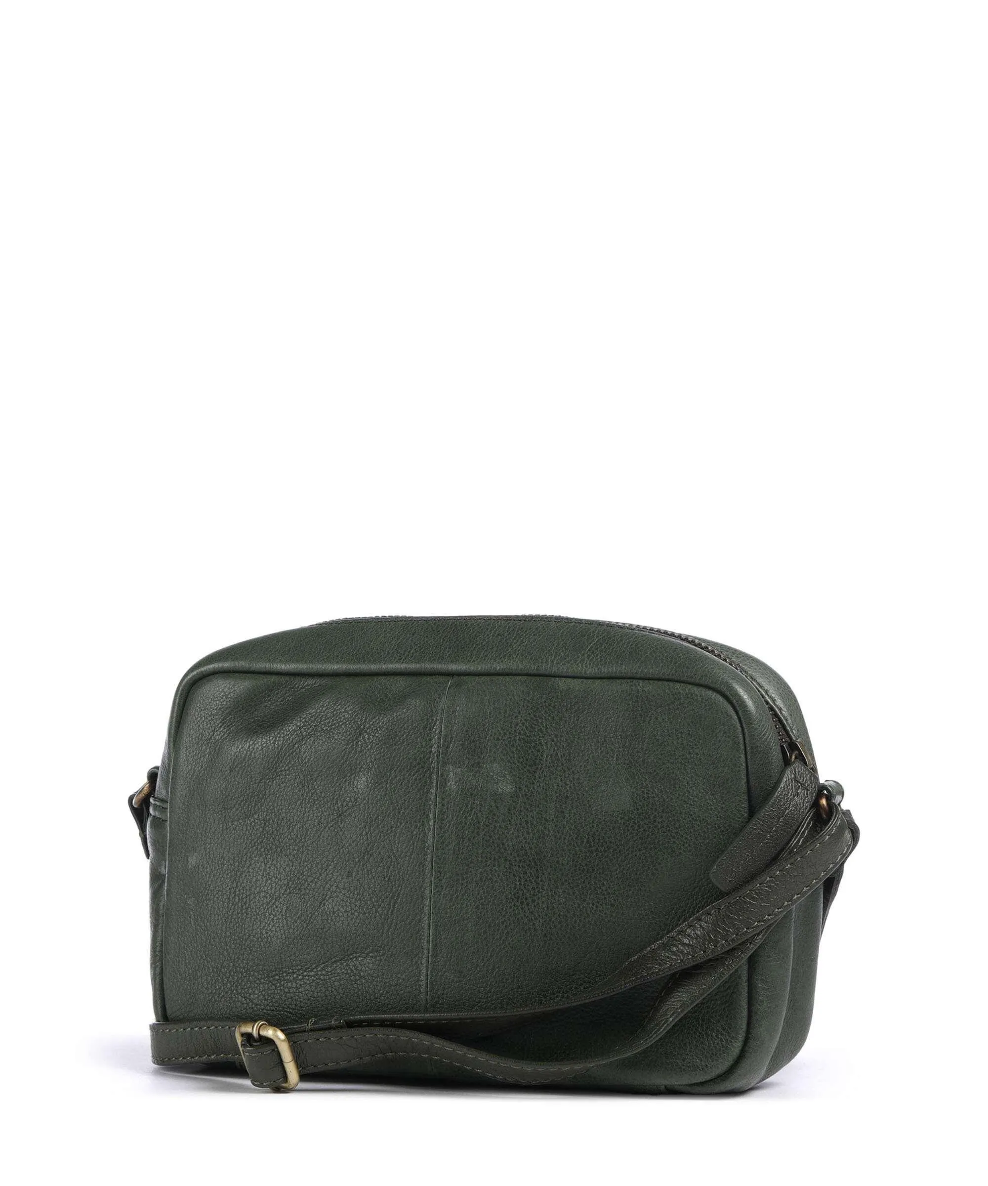  Burkely Natural Norah Borsa a tracolla pelle di vacchetta grana verde scuro  