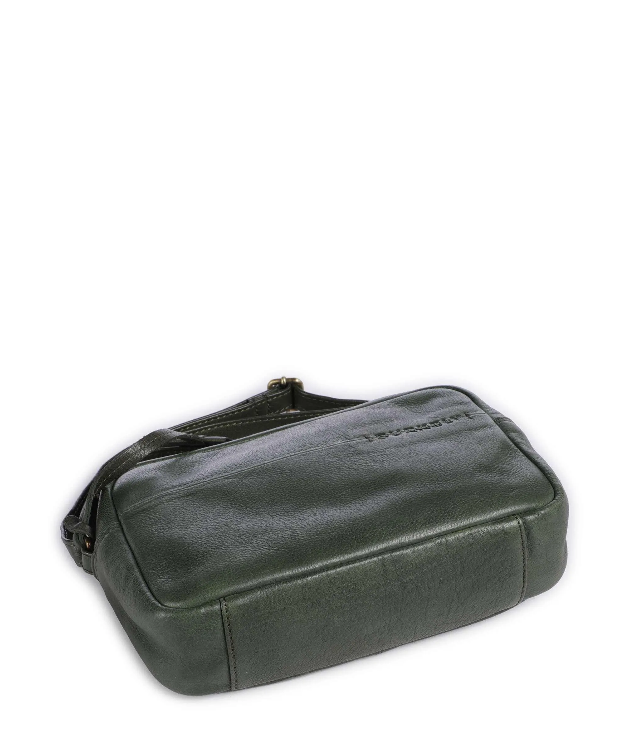  Burkely Natural Norah Borsa a tracolla pelle di vacchetta grana verde scuro  