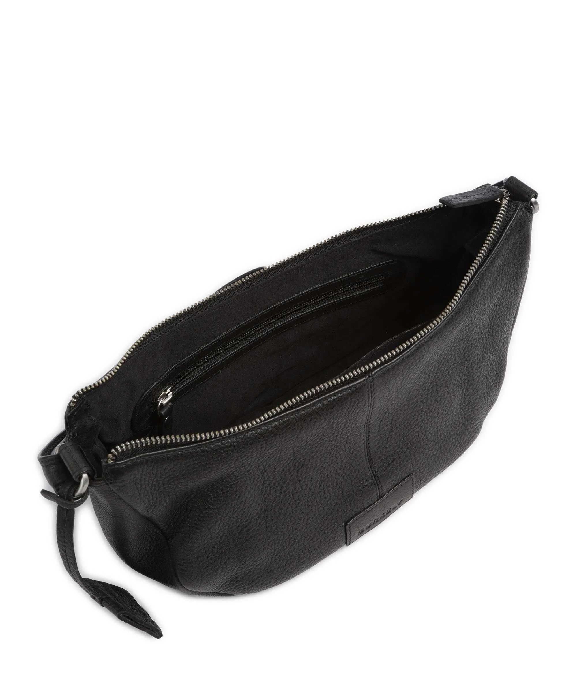  Burkely Soft Skylar Borsa a tracolla pelle granulata nero  