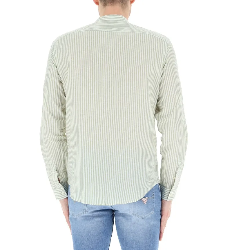 Camicia lino/cotone