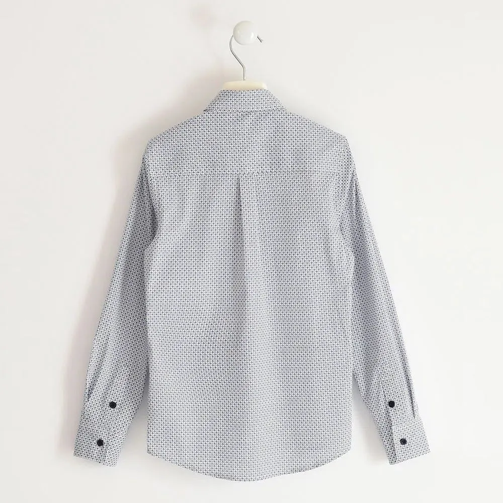 camicia microfantasia 4.5701 ragazzo ido 
