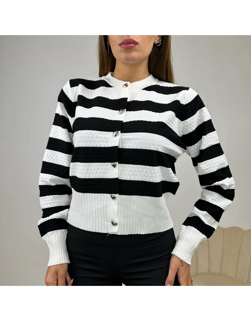 CARDIGAN ASLEY BIANCO
