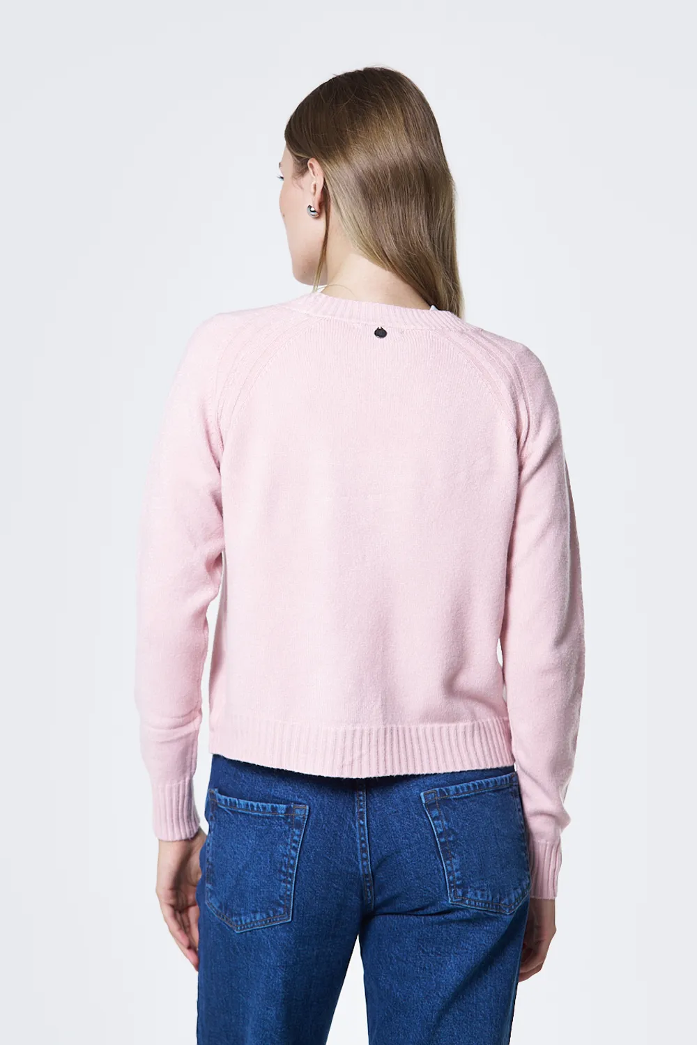Cardigan con bottoni stella