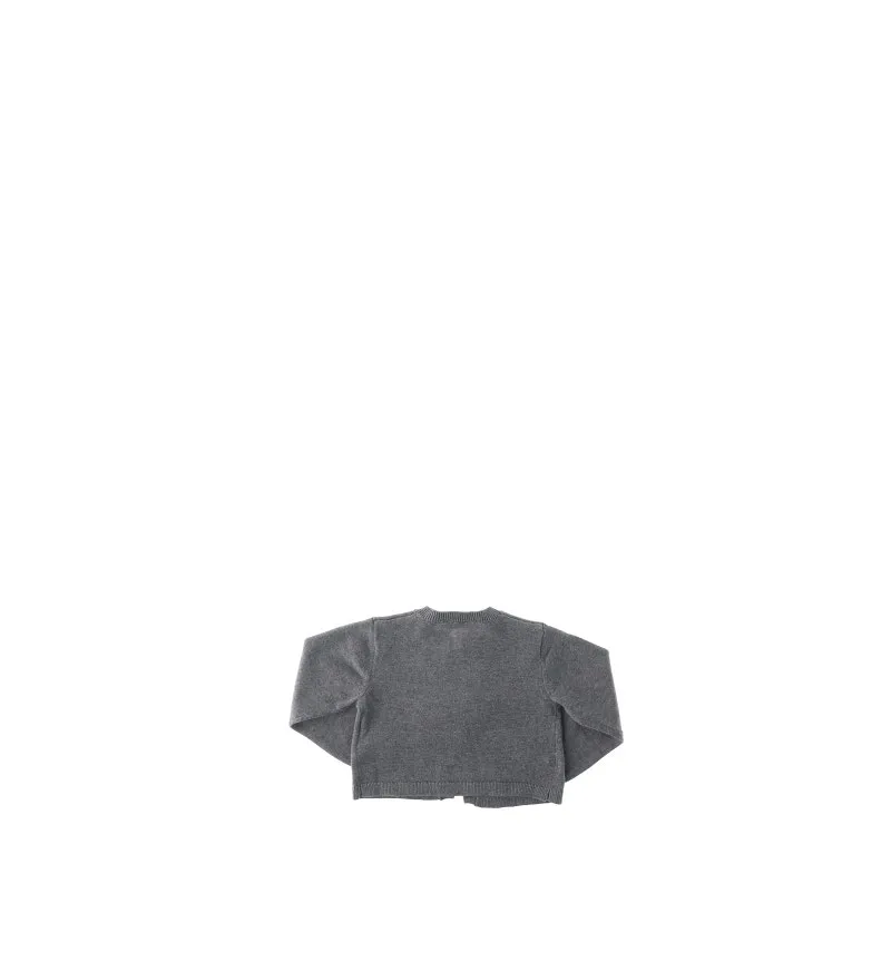 Cardigan con rouches