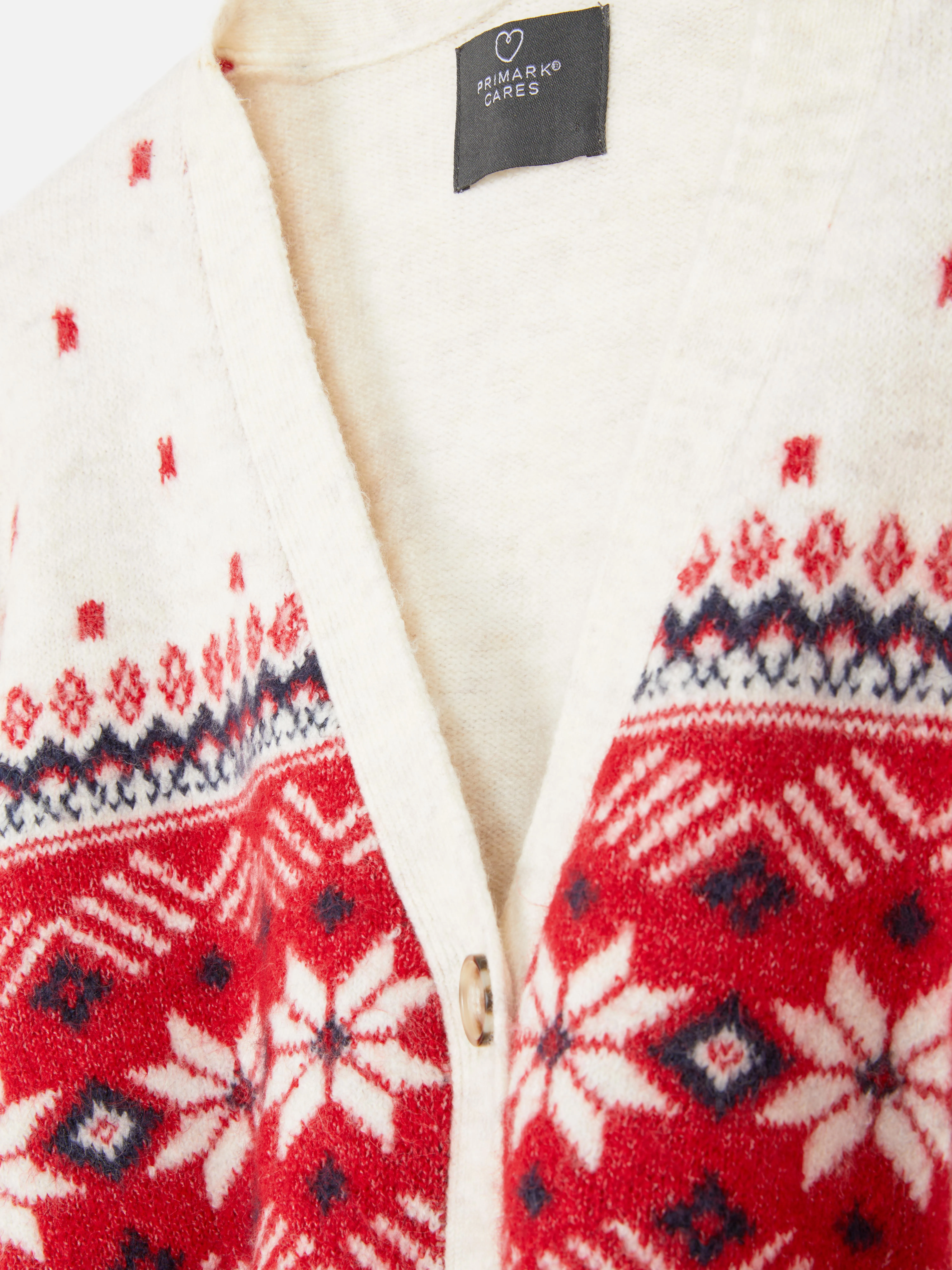Cardigan da donna Fair Isle coordinato famiglia