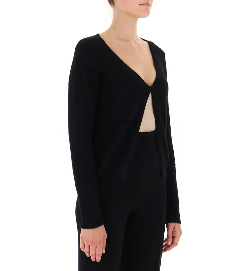 Cardigan misto angora
