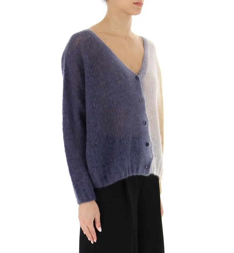 Cardigan misto mohair