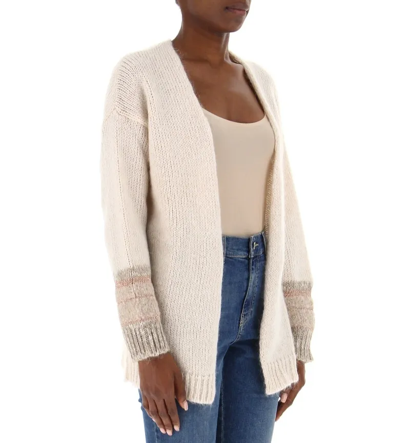 Cardigan mohair-alpaca