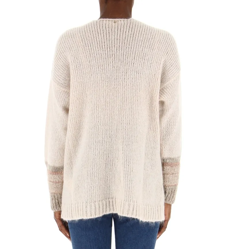 Cardigan mohair-alpaca