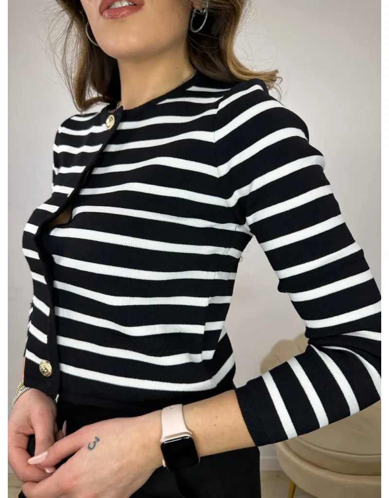 CARDIGAN SABRY NERO