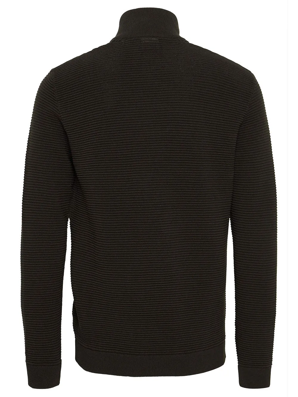 Cardigan uomo rosin con zip davanti