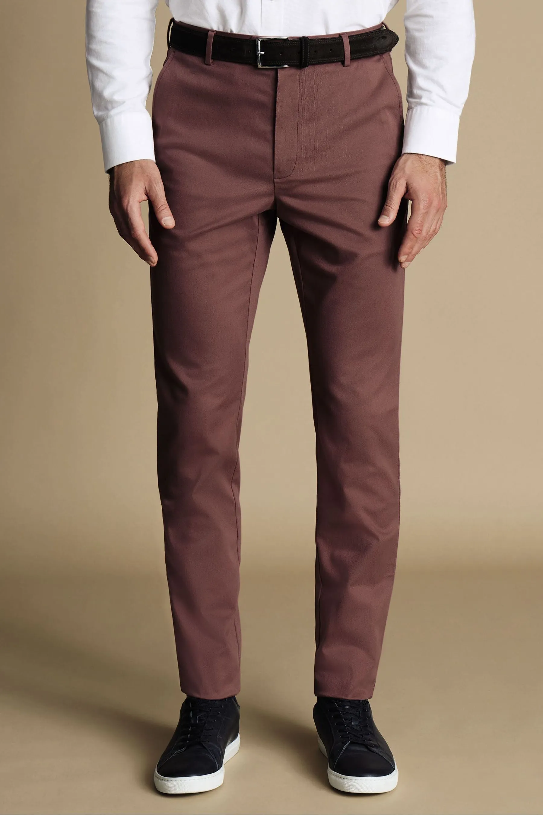 Charles Tyrwhitt - Classic Fit - Pantaloni chino no-stiro