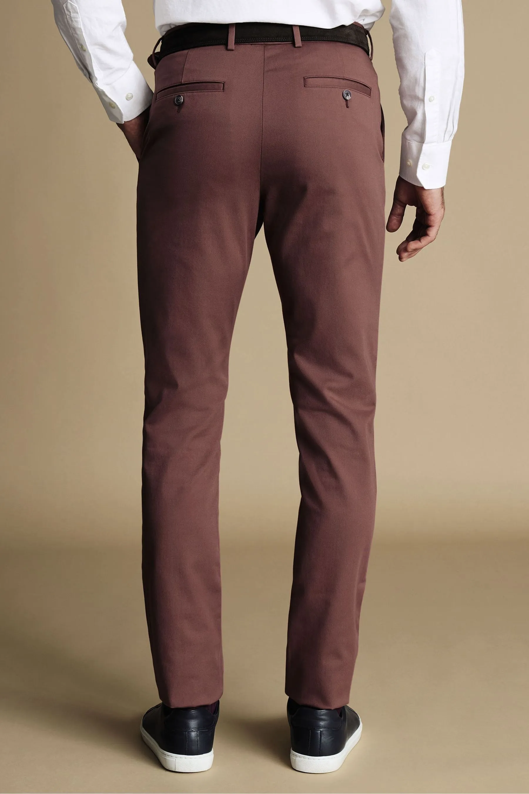 Charles Tyrwhitt - Classic Fit - Pantaloni chino no-stiro