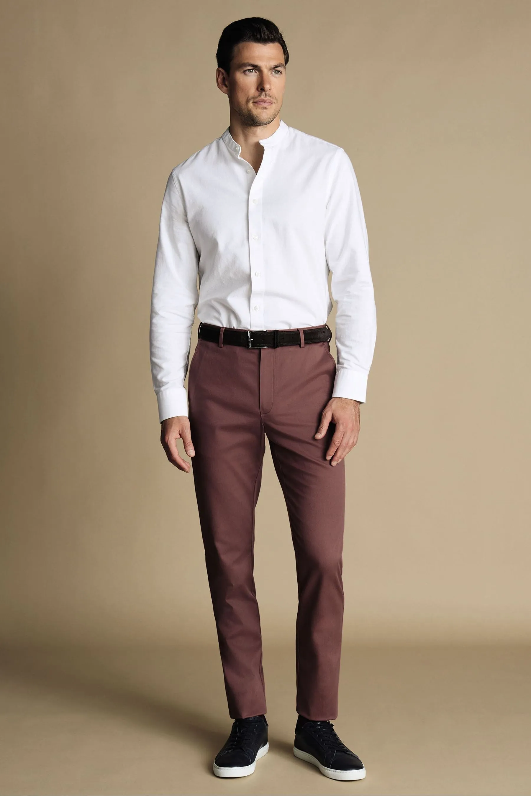 Charles Tyrwhitt - Classic Fit - Pantaloni chino no-stiro