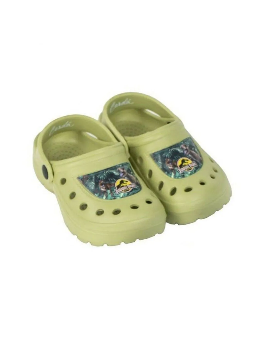 Ciabatte Chiuse Jurassic Park Verde Taglia Calzatura 30-31