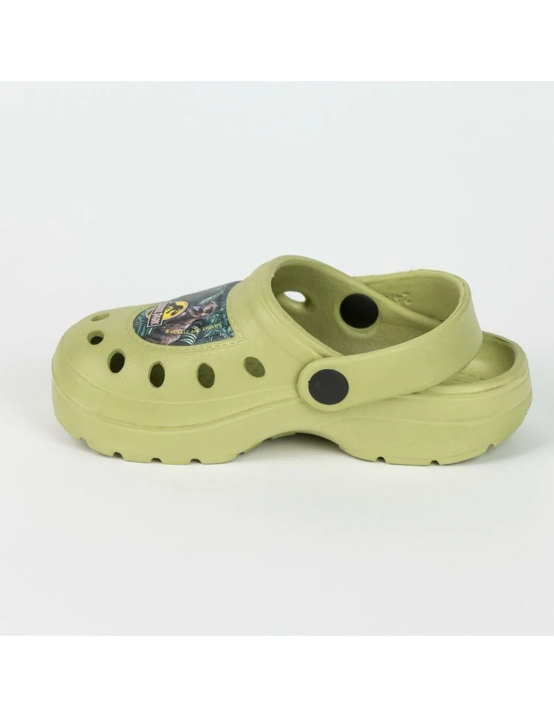Ciabatte Chiuse Jurassic Park Verde Taglia Calzatura 30-31