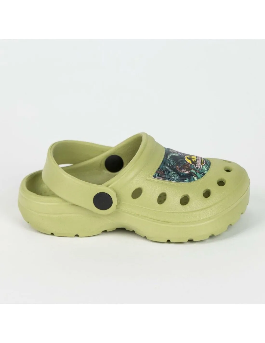 Ciabatte Chiuse Jurassic Park Verde Taglia Calzatura 30-31