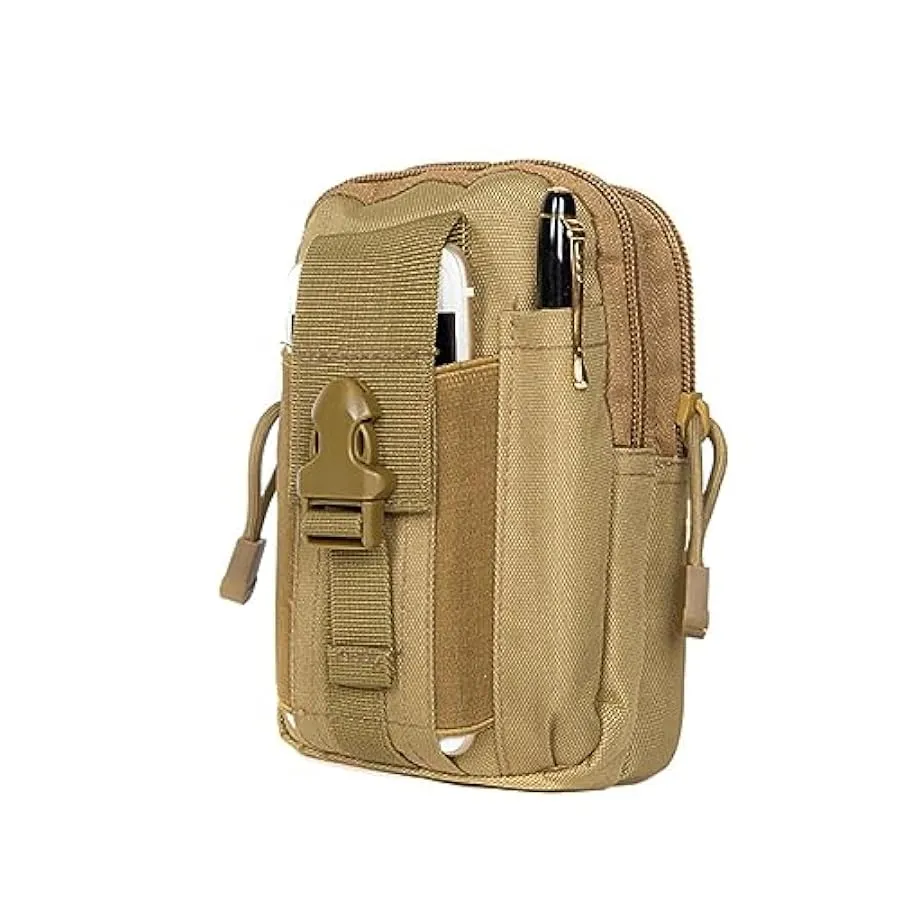 CLISPEED 2 Pz Borsello Cintura Marsupio Tattico Borsa Da Caccia Borsa Da Campeggio Marsupio Molle Scatola Portafogli Viaggiare 2