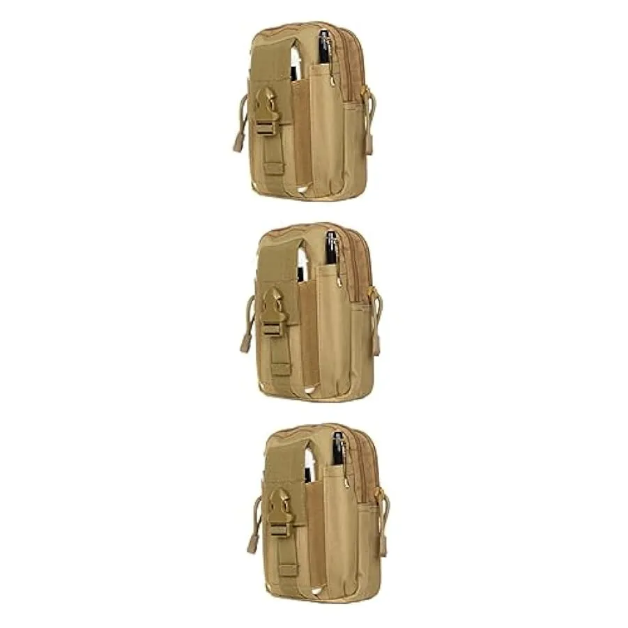 CLISPEED 2 Pz Borsello Cintura Marsupio Tattico Borsa Da Caccia Borsa Da Campeggio Marsupio Molle Scatola Portafogli Viaggiare 2