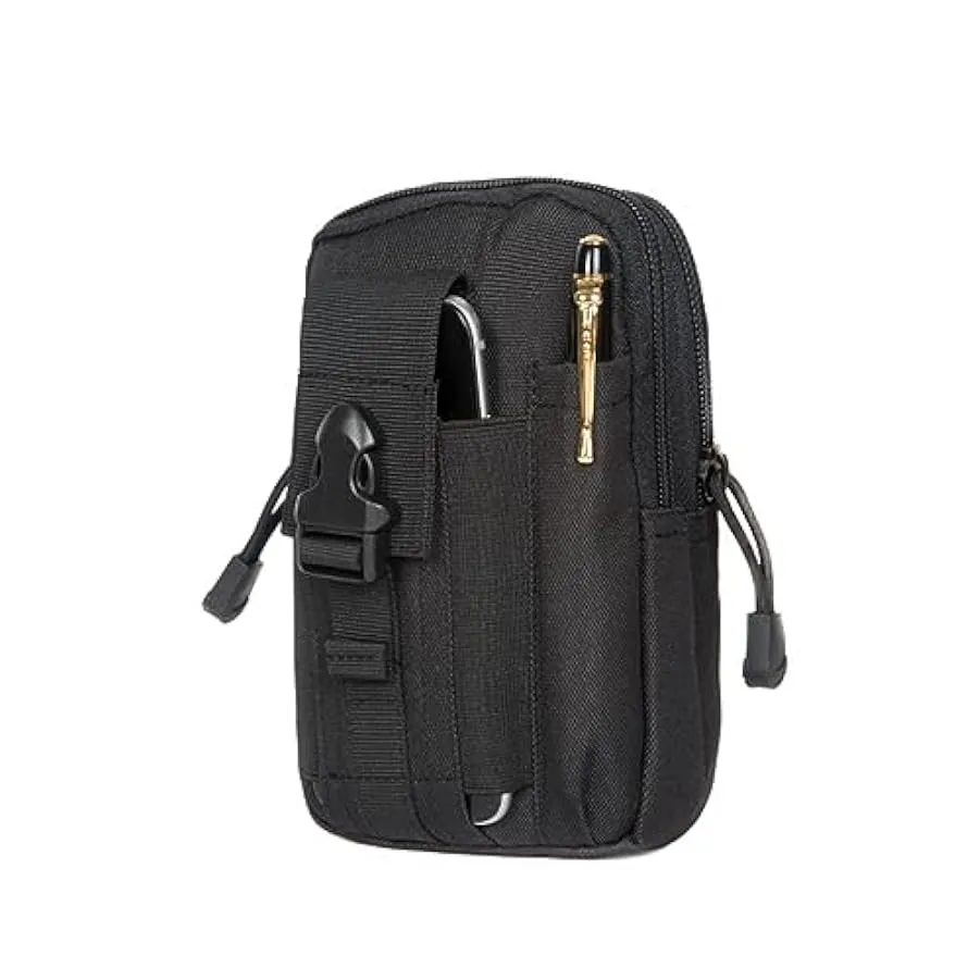 CLISPEED 2 Pz Borsello Cintura Marsupio Tattico Borsa Da Caccia Borsa Da Campeggio Marsupio Molle Scatola Portafogli Viaggiare 2