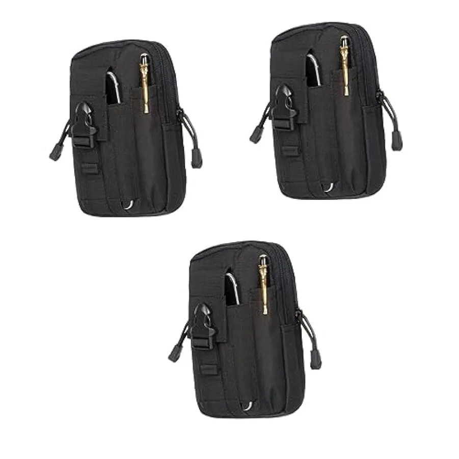 CLISPEED 2 Pz Borsello Cintura Marsupio Tattico Borsa Da Caccia Borsa Da Campeggio Marsupio Molle Scatola Portafogli Viaggiare 2