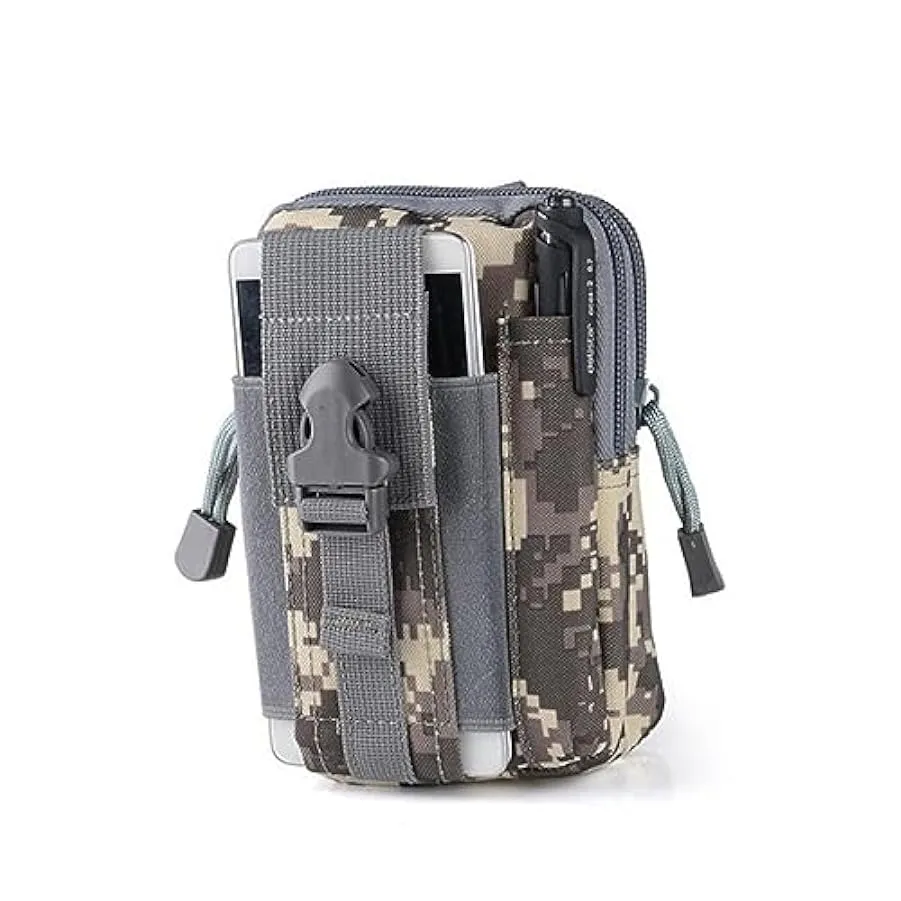 CLISPEED 2 Pz Borsello Cintura Marsupio Tattico Borsa Da Caccia Borsa Da Campeggio Marsupio Molle Scatola Portafogli Viaggiare 2