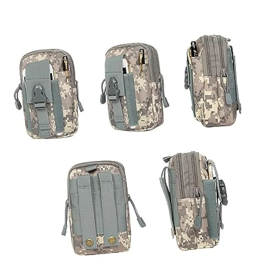 CLISPEED 2 Pz Borsello Cintura Marsupio Tattico Borsa Da Caccia Borsa Da Campeggio Marsupio Molle Scatola Portafogli Viaggiare 2