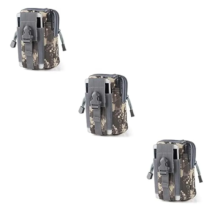 CLISPEED 2 Pz Borsello Cintura Marsupio Tattico Borsa Da Caccia Borsa Da Campeggio Marsupio Molle Scatola Portafogli Viaggiare 2