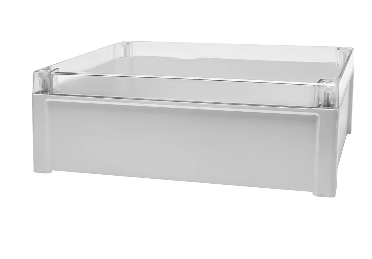 Contenitore generico RS PRO in Policarbonato 344 x 289 x 117mm, col. Grigio, IP65