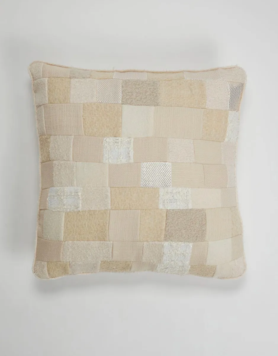     Cuscino patchwork tessuto | Cuscino Quadrato Grande   