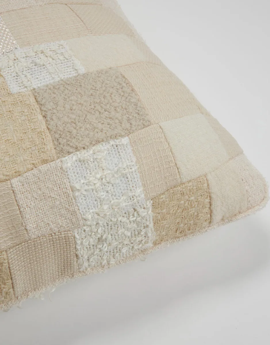     Cuscino patchwork tessuto | Cuscino Quadrato Grande   