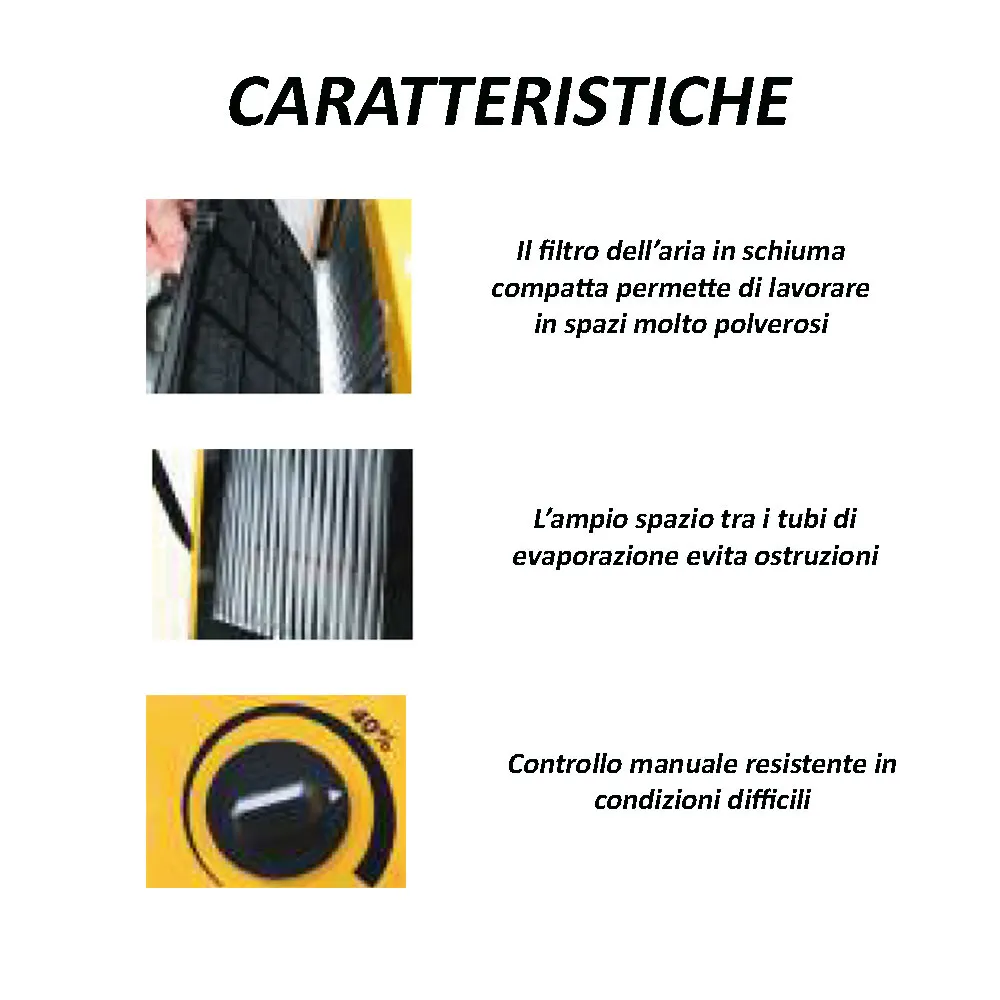 Deumidificatore Master DH 26 professionale alta efficienza a condensazione portata aria 350 m³/h