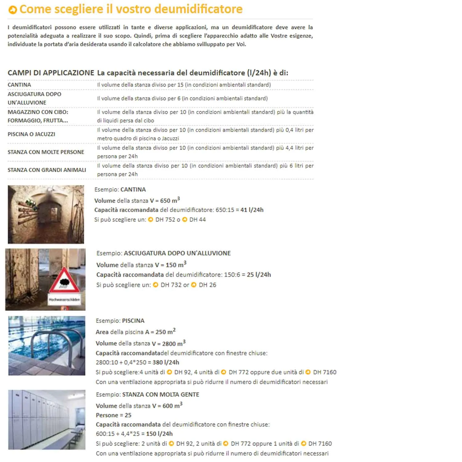 Deumidificatore Master DH 26 professionale alta efficienza a condensazione portata aria 350 m³/h